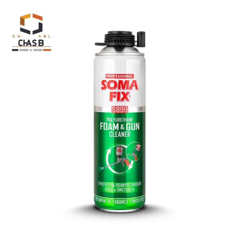قیمت پاک کننده فوم پلی اورتان سوما فیکس foam & Gun cleaner S899- چسب سنتر