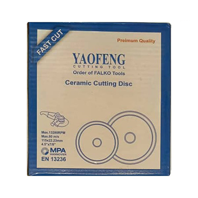 صفحه سرامیک بر مینی یائوفنگ سایز 115 - YAOFENG Ceramic Cutting Disc-چسب سنتر