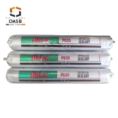 خرید عمده چسب پلی اورتان سوسیسی آکفیکس سفید Akfix P635 sausage polyurethane 600ml - چسب سنتر