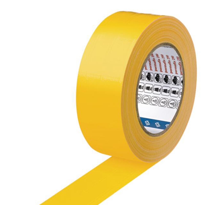 قیمت چسب برزنتی تارپود نخی اکو زرد eco pemafix 290 tape 44mm x 50m-چسب سنتر