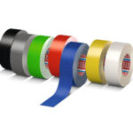 نمایندگی چسب نواری برزنتی تار و پود دار تزا قرمز TESA Standard Cloth Tape 50mm x 25m-چسب سنتر