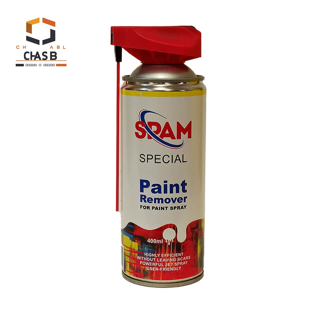 کاربرد اسپری رنگ بر اسپم دوپلی کالر SPAM Paint Removr For Paint spray 400ml- چسب سنتر