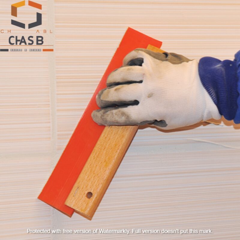 نحوه استفاده لیسه دسته چوبی ژله ای قرمز طول 25 سانتی متر کد 134 - Dekor Grout Cleaner Wooden Handle Code 134 چسب سنتر