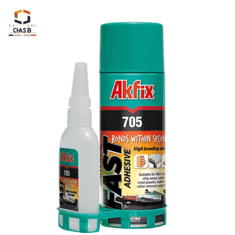 خرید چسب ام دی اف 123 آکفیکس AKFIX universal fast adhesive 705-چسب سنتر