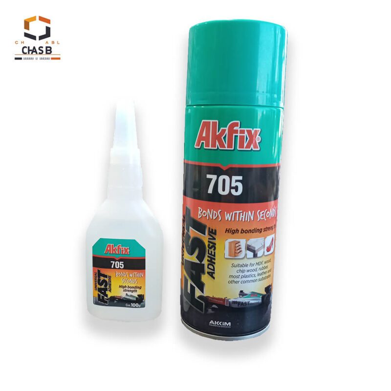 قیمت چسب ام دی اف 123 آکفیکس AKFIX universal fast adhesive 705چسب سنتر