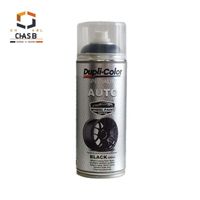 خرید اسپری رنگ رینگ مشکی دوپلی کالر Black Wheel Paint Spray - DupliColor 400ml- چسب سنتر