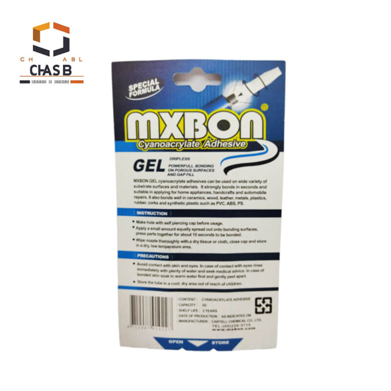 فروش چسب فوری ژل مکس بون MAXBON cyanoacrylate adhesive 3g- چسب سنتر