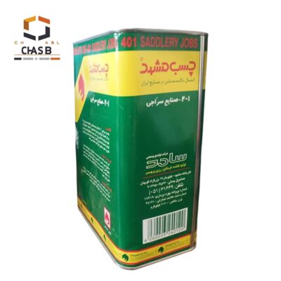 ویژگی چسب صنعتی سراجی 401 مشهد - MASHHAD ADHESIVE 401 SADDLERY JOBS 3KG- چسب سنتر
