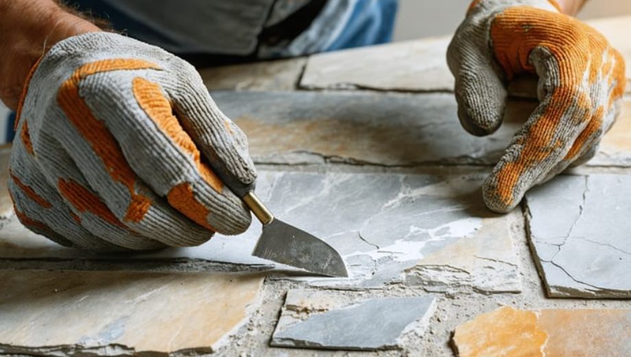 کار با چسب سنگ اپوکسی