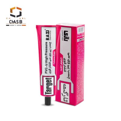 فروش چسب پی وی سی فشار قوی تارگت تیوپی رازی RAZI Target PVC-U High Pressure 100ml - چسب سنتر