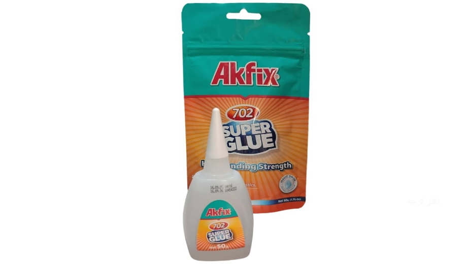 چسب ساندیسی فوری (سوپر گلو) آکفیکس