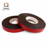خرید نوار چسب دو طرفه فومی جلد قرمز عرض DOUBLE SIDED FOAM TAPE RED LINER - 1cm - چسب سنتر