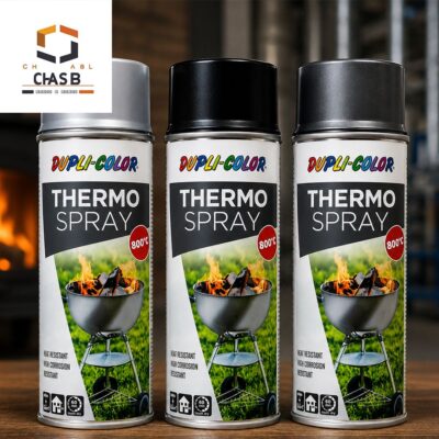خرید عمده اسپری نسوز 800 درجه دوپلی کالر DUPLI COLOR THERMO SPRAY 400ml - چسب سنتر