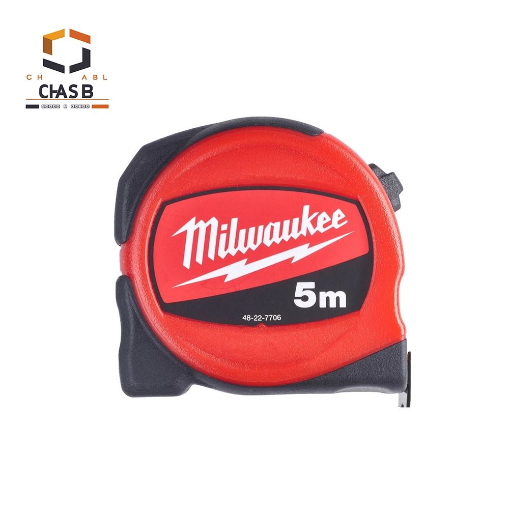 خرید متر میلواکی ۵ متری مدل 7705-22-48 - MILWAUKEE 5m TAPE MEASURE - چسب سنتر
