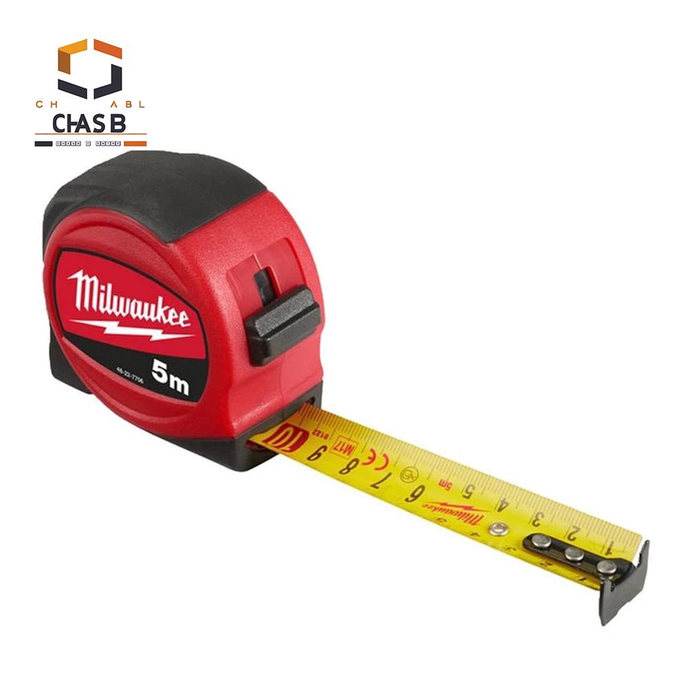 قیمت متر میلواکی ۵ متری مدل 7705-22-48 - MILWAUKEE 5m TAPE MEASURE - چسب سنتر